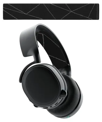 Produktbild von kwmobile Ersatz Bügelpolster kompatibel mit SteelSeries Arctis 3 / Arctis 5 Kopfbügel - Kopfbügelpolster aus Nylon - Kopfhörer Ersatz Bügel mit