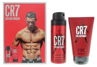 Produktbild von Cristiano Ronaldo CR7 Gift Set 150ml Shower Gel + 150ml Body Spray