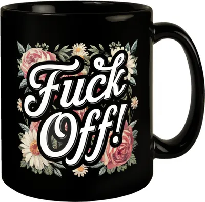 Produktbild von Fuck Off Blumensprache Tasse