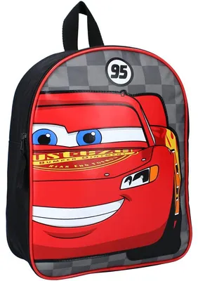 Productafbeelding van Cars McQueen Kinder Rugzak Zwart, 32 x 26 x 11 cm