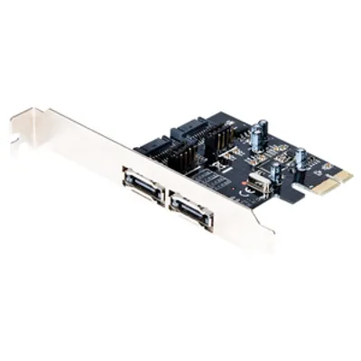 Produktbild von CONCEPTRONIC SATA PCIe Card 2-Port 2xeSATA/2xSATA 6Gbps