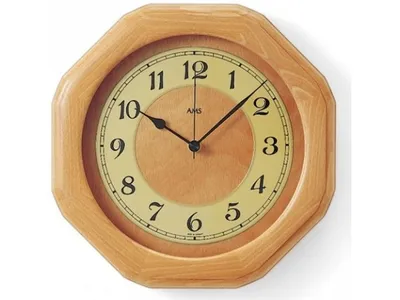 Obrázok produktu pre Nástenné hodiny 5859/18 AMS riadené rádiovým signálom 28cm