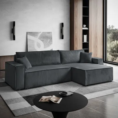 Produktbild von Ecksofa CARLO XL Cord, Poso 34