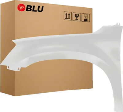 Image de BLU Aile Compatible avec Skoda Yeti 5L LF8L Gauche Silber StahlGrau | 2009-2013 | Avant | Peint| Prêt à Monter | Acier
