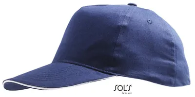 Produktbild von SOLs 88110 | Cap Sunny / Kappe / Mütze / Hut - Farbe: French Navy/White - Größe: One Size