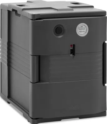 Produktbild von Expondo Royal Catering Thermobox beheizt - 90 L - für GN 1/1 Behälter - Frontloader - mit Temperaturanzeige