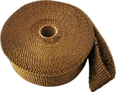 Image de bande de protection thermique de 15m de long pour collecteur d'échappement en éventail / Largeur : 50mm