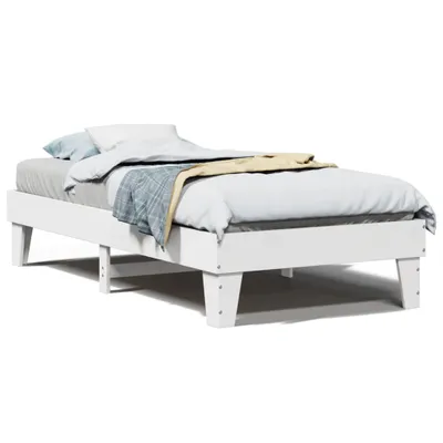 Obrázok produktu pre Posteľ bez matraca biela 100x200 cm borovicový masív