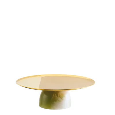 Productafbeelding van Sambonet Madame, serveerschaal van roestvrij staal/PVD-goud, 16 cm, modelnummer 55339GB2