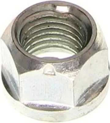 Produktbild von Selbstsichernde Mutter mit Flansch M10x1,25 Schlüsselweite 14 mm Flansch 16 mm verzinkt