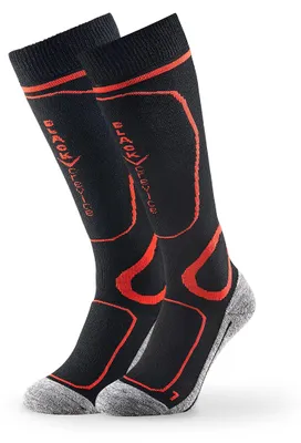 Produktbild von Black Crevice Skisocken 1 Paar, schwarz/rot, 43-46