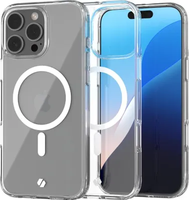 Immagine prodotto di Custodia magnetica per MagSafe SPACECASE Clear Mag per iPhone 16 Pro Max Trasparente