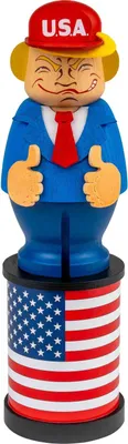 Produktbild von Donald Trump (22cm) Räuchermann von Seiffener Volkskunst