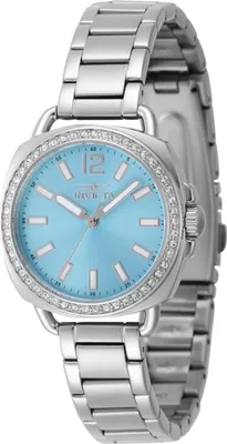 Obrázek produktu pro Invicta Wildflower 47327 Dámské Hodinky - Quartz Hnutí - Nerezová Ocel s Modrým Ciferníkem - 32 mm