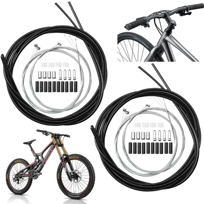 Produktbild von Set mit 2 Universal-Fahrradkabeln für Bremsen und Schaltung