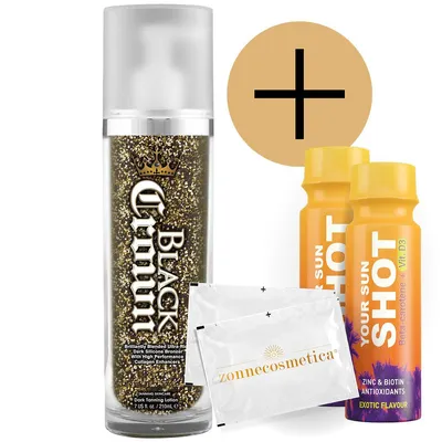 Produktbild von Devoted Creations - Black Crown + 2 Your Sun Shots + 2 Erfrischende Tücher