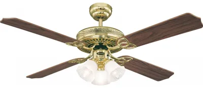 Image de Westinghouse Ventilateur de plafond Monarch Trio avec éclairage et chainettes
