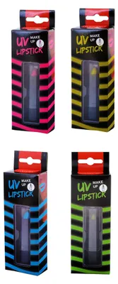 Produktbild von UV-Lippenstift leuchtet im Dunkeln Make-up bunt 3,4 g -