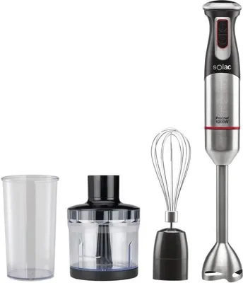 Image de SOLAC BA5609 Pro Chef Stabmixer-Set edelstahl