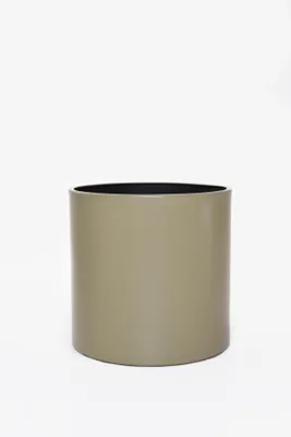 Immagine prodotto di Vaso da fiori NEW RONDO in alluminio verde fango 45x45 cm
