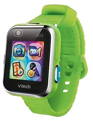 Produktbild von VTech Kidizoom Smart Watch DX2 - Intelligente Uhr für Kinder mit Doppelkamera grün