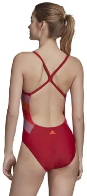 Produktbild von adidas Badeanzug Damen X-förmiges Rückendesign chlorresistent, Größe:44