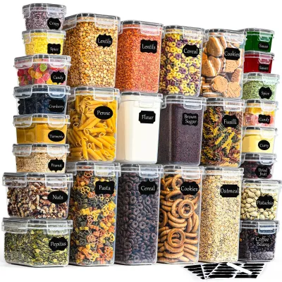 Produktbild von Aufbewahrungsboxen mit Deckel für die Küche, Set aus 28