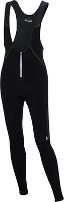 Produktbild von Airtracks Herren Thermo Fahrradhose mit Träger Lang Comfort Line ( M schwarz-neon ) Trägerhose mit Wärmeschutz für Herbst-Winter
