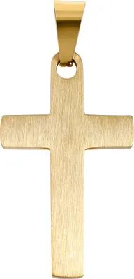 Produktbild von Akzent Anhänger aus Edelstahl, Kreuz, gravurfähig