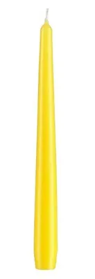 Zdjęcie produktu dla Świeczki stożkowe o zapachu cytrynowym, 290 x Ø 23 mm, 12 sztuk