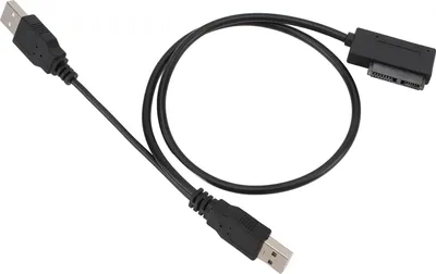 Zdjęcie produktu dla Kabel przejściowy USB na 7+6 13-pinowy wąski kabel SATA 480 Mb/s z obsługą hot swap USB 2.0 na SATA do napędu CD DVD ROM w laptopie