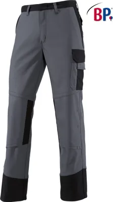 Produktbild von BP® Arbeitshose - dunkelgrau/schwarz - 48n