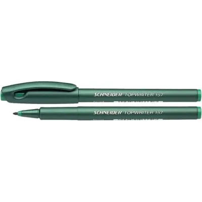 Produktbild von Schneider Faserschreiber Topwriter 157 grün, Strichstärke ca. 0,8mm
