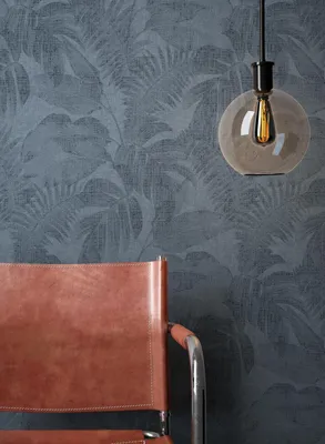Produktbild von NEWROOM Tapete Elya Muster 1 Blau Vliestapete - Floral Dschungel Blätter  Germany
