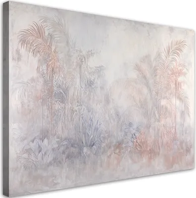 Produktbild von Feeby - Leinwand Bilder - Natur im Nebel - 30x20 cm - Deko Wohnzimmer - Wandbilder Schlafzimmer - Deko Aesthetic - Wand Deko - Leinwand Groß - Deko Zimmer - Leinwandbilder XXL