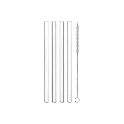 Produktbild von Nachtmann Glastrinkhalm kurz Set/4 mit Bürste 102948/Abverkauf nur solange Vorrat reicht