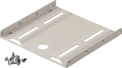 Produktbild von 2,5 Zoll-Festplatten-Einbaurahmen auf 3,5 Zoll - 1-fach geeignet für die Installation einer 2,5 Zoll-Festplatte in einen 3,5 Zoll-Gehäuseschacht