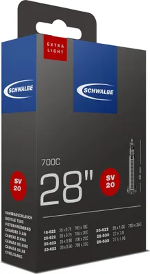 Image de Chambre à air Schwalbe 10426343 valve Presta 28"