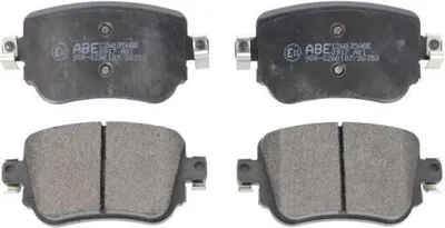 Produktbild von ABE C2W035ABE Bremsbeläge Satz Hinten für VW Golf VII Schrägheck (5G1, BQ1, BE1, BE2) Passat Variant (3G5, CB5) Golf VII Variant (BA5, BV5) für SKODA
