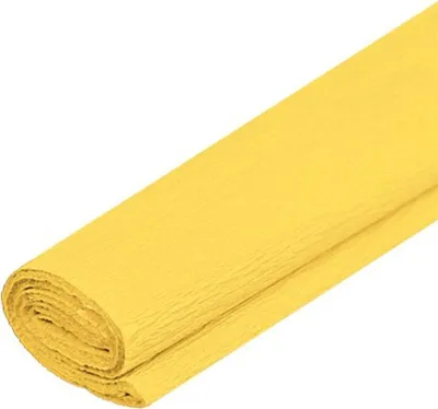 Image de Papier crépon 50x200 cm citron