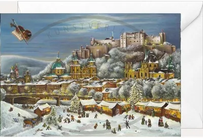 Obrázek produktu pro Adventní kalendář s obrázky „Vánoce na Wartburgu“ pro děti, 38 x 26 cm