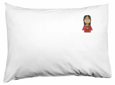 Kissenhülle 50 x 35 cm Weiß Polyester Dekorativ