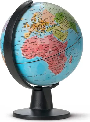 Produktbild von Idena Globus, politisches Kartenbild, 11 cm Durchmesser, ideal für Schule