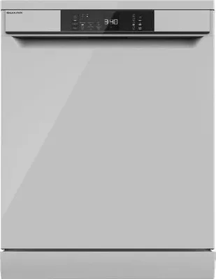 Produktbild von Sharp QW-NA1BF47ES, Freistehend, Standardgröße (60 cm), Silber, Schwarz, Tasten, LED
