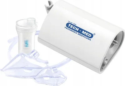 Obrázek produktu pro TECH-MED Kompresorový inhalátor, pro celou rodinu 3 masky, TM-NEB 100