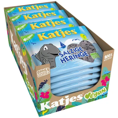 Produktbild von Katjes Salzige Heringe 20 x 175 g - im praktischen Thekendisplay