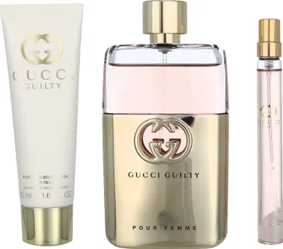 Image de Set Gucci Guilty EdP 90ml corps 50ml EdP 10ml@