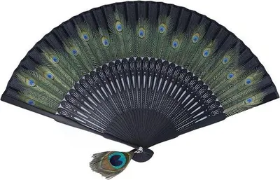 Obrázek produktu pro Bambusový větrák velkých rozměrů, v retro stylu a s elegantním vzhledem.