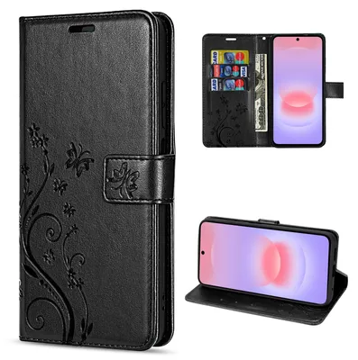 Produktbild von Handy Tasche für Samsung Galaxy A37 / A36 Hülle Handyhülle Klapphülle Wallet Case Schwarz