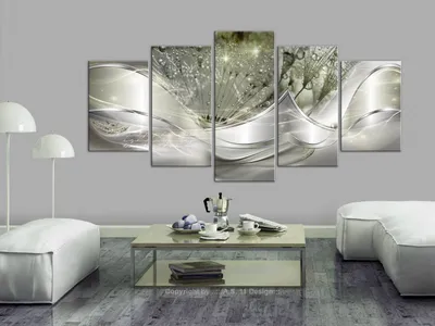 Produktbild von ABSTRAKT PUSTEBLUME Acrylglasbild Modern Wandbild Glasbilder Bilder a-C-0087-k-p